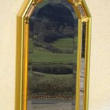 Miroir doré à parecloses, 30x99cm