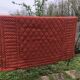 Provençal plaid boutis - old bed cover