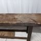 Old vintage wooden workbench