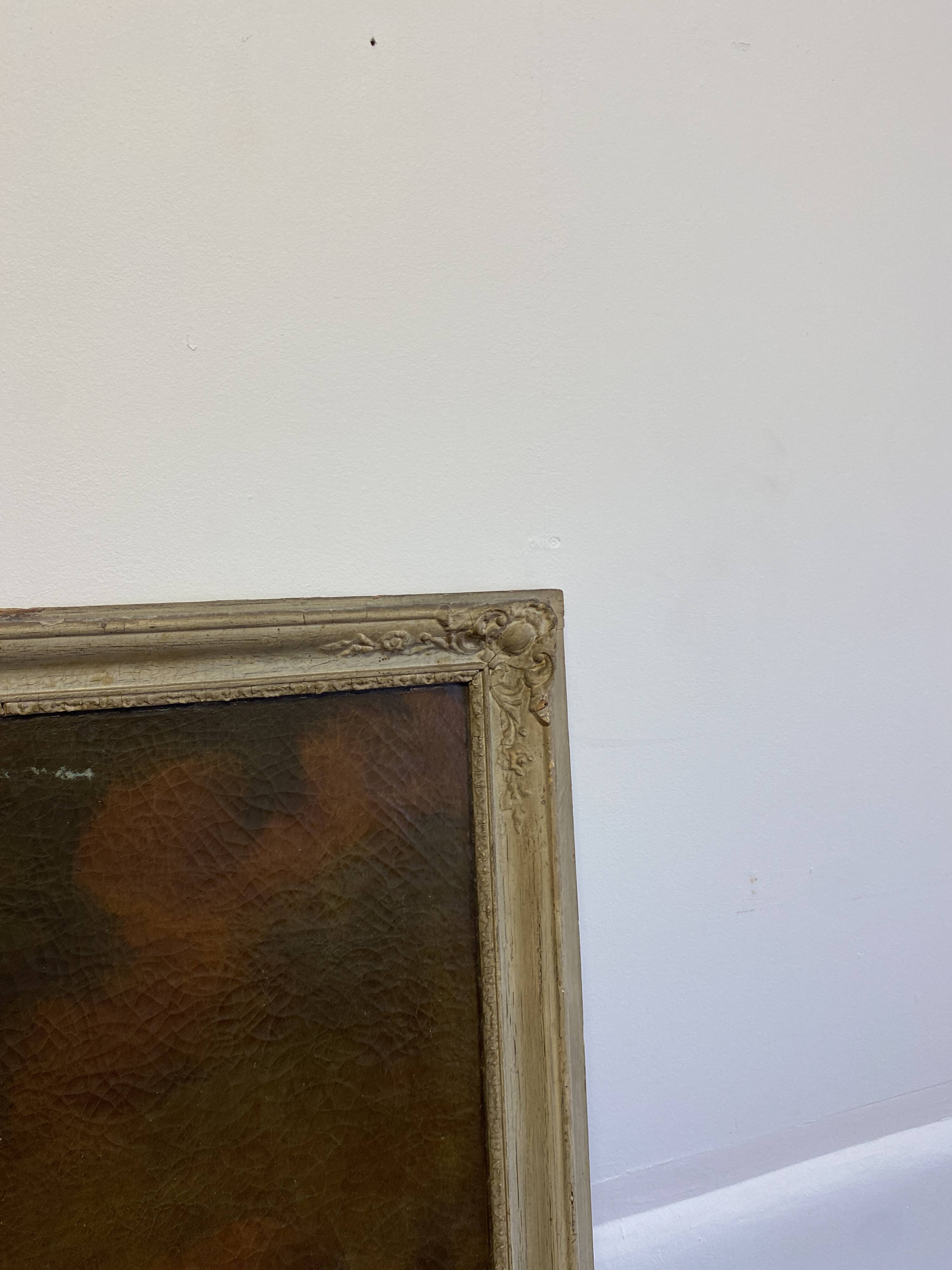 19th century trumeau - Romantic scene - 77cm x 160cm