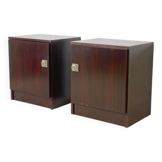 Pair of vintage 1970s bedside tables
