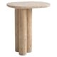 Table d'appoint Trio n° 3 en travertin