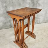 Set of 4 nesting tables Art Nouveau 1930s