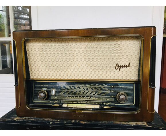 Radio ancienne qui fonctionne, telefunken opus 6 | Selency