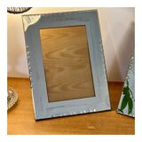 Art deco beveled mirror photo frame