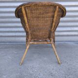1950s wicker armchair