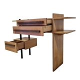 Modernist beech and Wenge sideboard, Netherlands 1980s