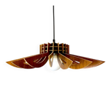 Wooden hanging lamp