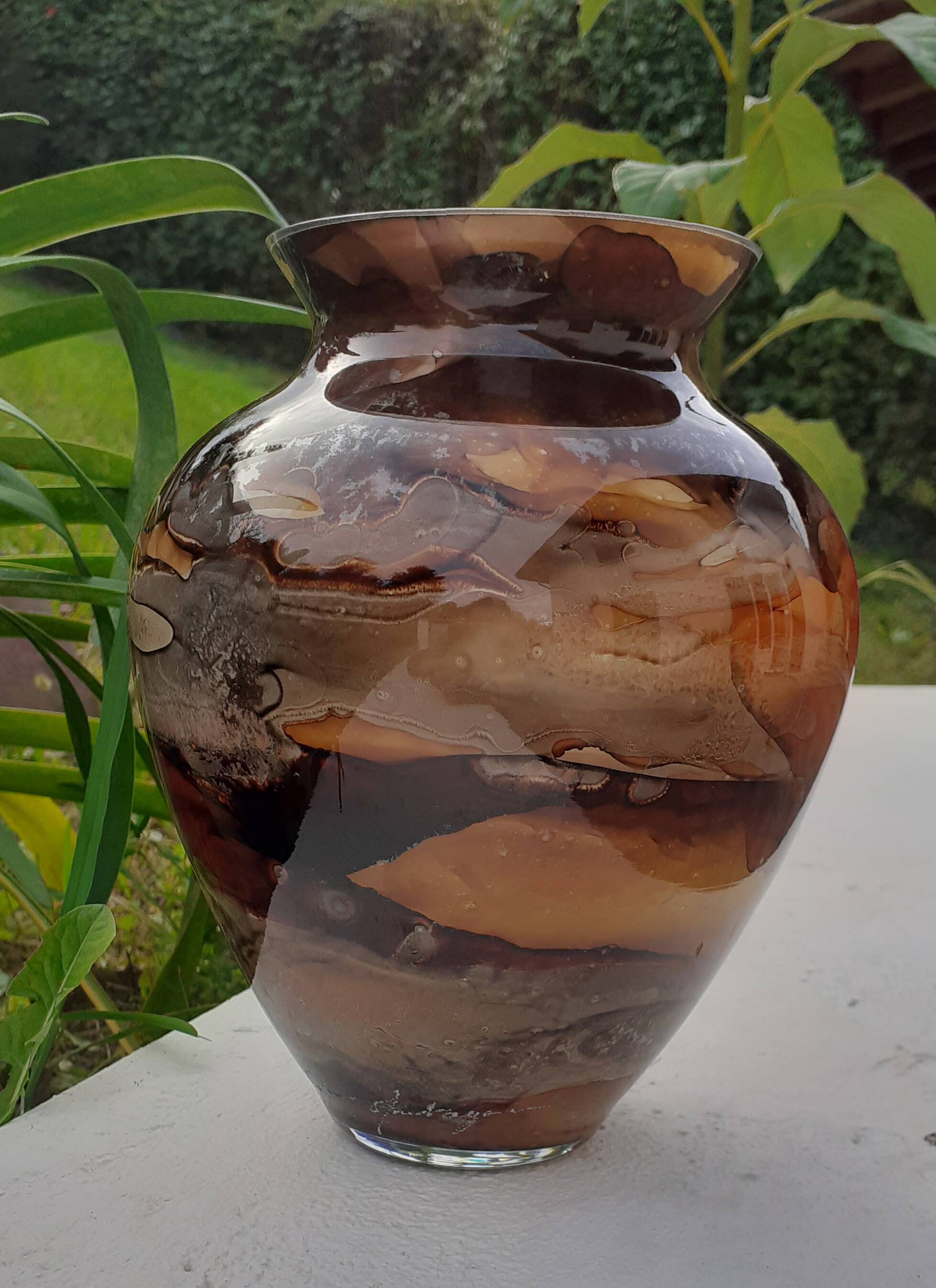 Vase signed by Sylvie Montagnon