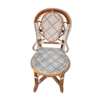 Perret and Vibert Paris rattan bistro chair