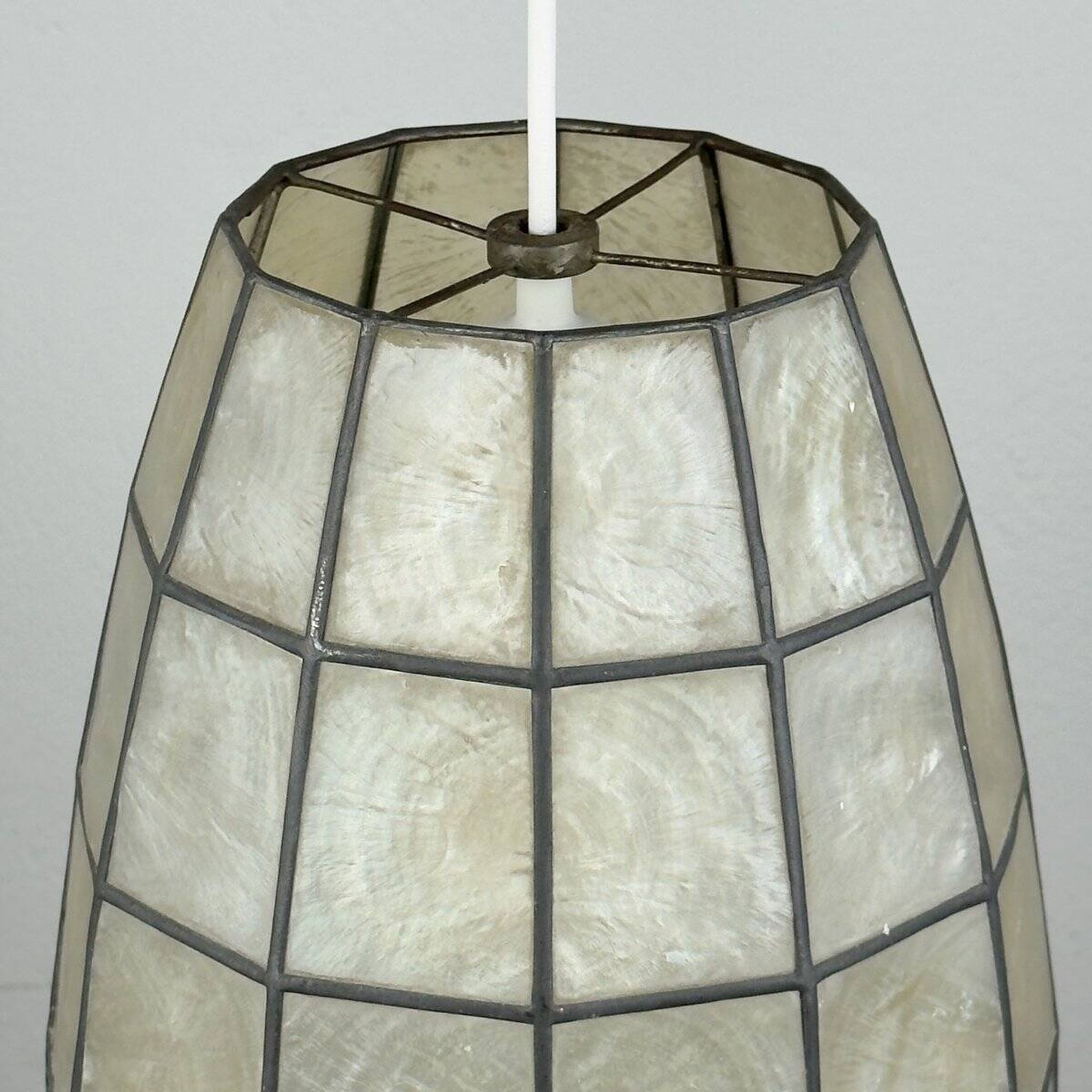 Vintage Capiz Shell Pendant, Italy, 1960s