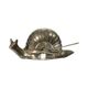Vintage Silver Plated Butter Dish Snail EP Zinc Hong Kong 1960s