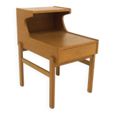 Table de chevet scandinave en chêne, Gustavssons Möbelfabrik, Suède, 1960