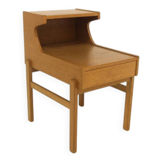 Scandinavian oak bedside table, Gustavssons Möbelfabrik, Sweden, 1960