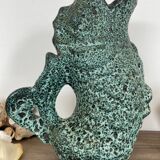 Vallauris zoomorphic fish vase