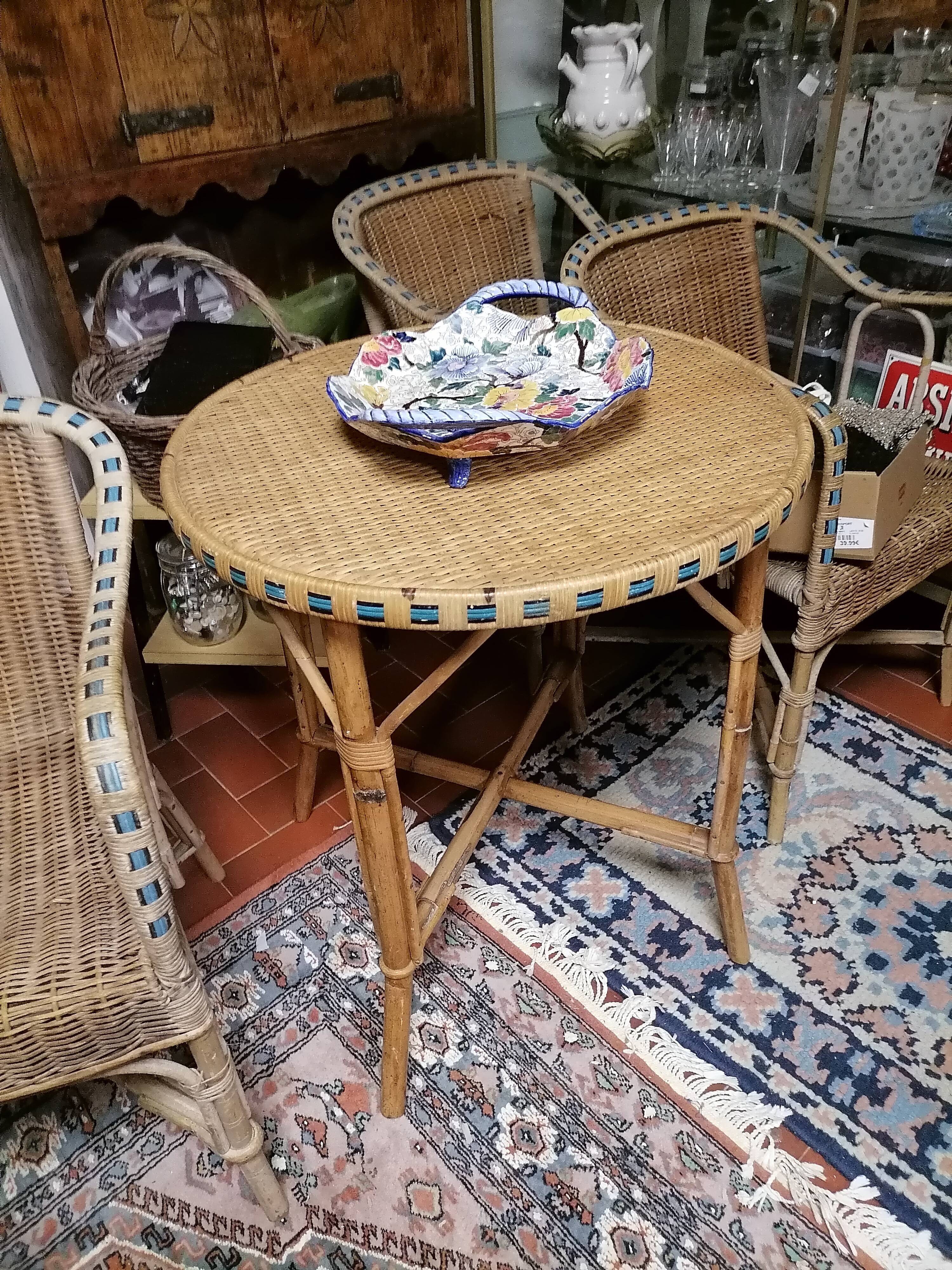 Garden rattan living room