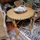 Garden rattan living room