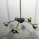 5 light chandelier 1970