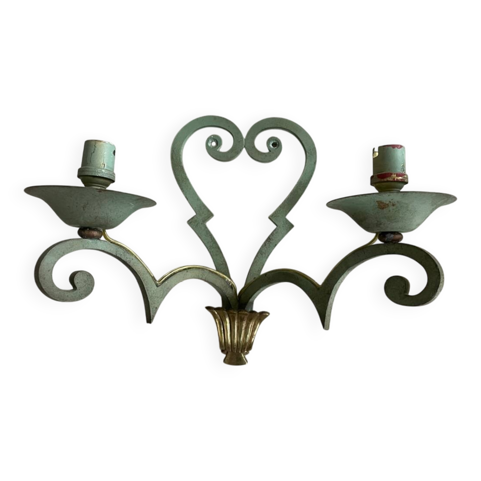 Applique en métal ancienne