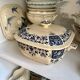 Gien ironstone soup tureen, "Blue Ibis" service.