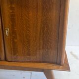 Enfilade en chêne pieds compas