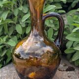 Amber blown glass carafe (1960)