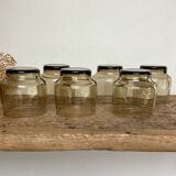 6 Luminarc smoked glass tumblers