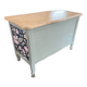 Wooden chest for toys or storage with a green and wood makeover