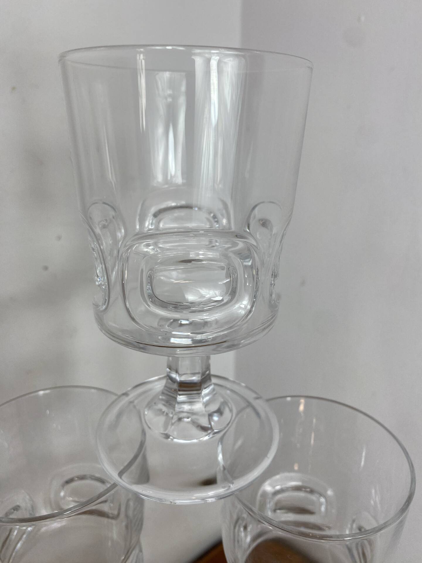 Verres graphique, Cristal D’Arques 
