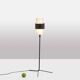 Tripod lamp in granite lucite and lacquered metal. 1950s.