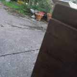 Art deco period bedside in walnut