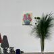 Still life bouquet of flowers painting on canvas signed Morent