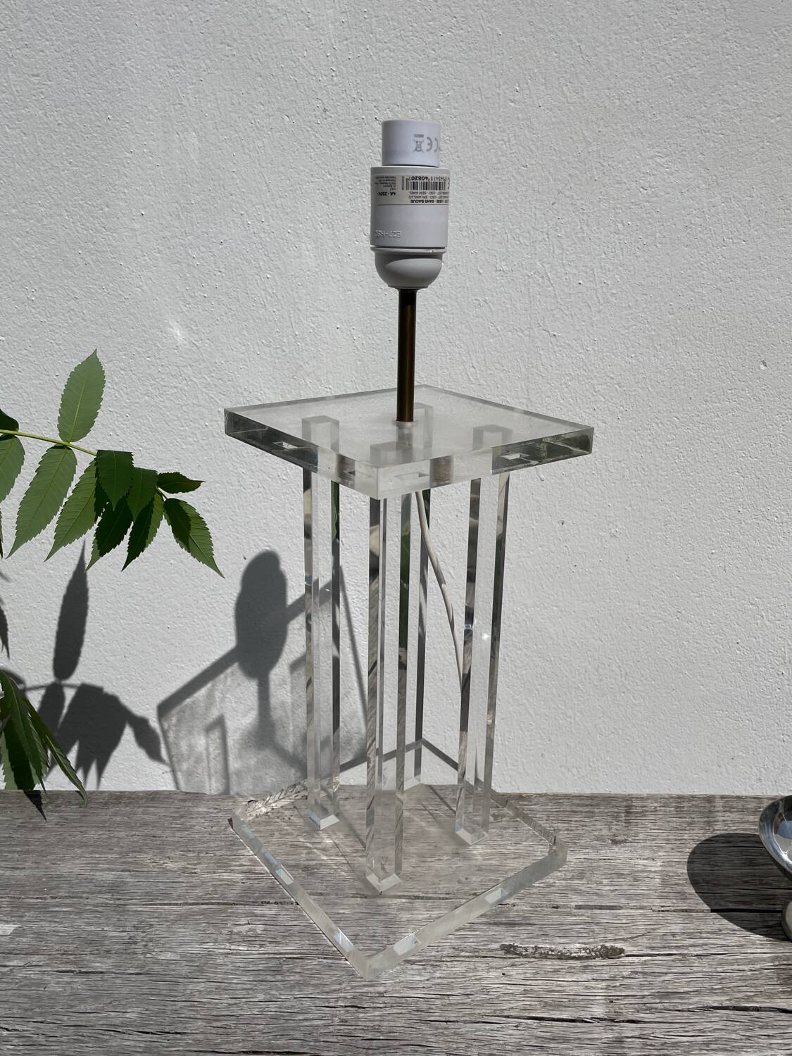 Plexiglas lamp 1970 David Lange