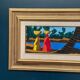 Original Swedish Oil on Panel – "Female Figures by a Stream", attributed to Lars Norrman – Signed – Vintage and Framed – 38 × 74 cm (15 × 29.1 inches)