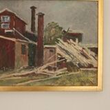 House in the countryside by Axel Sjögren