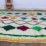 Handmade Moroccan Berber rug 254 X 152 CM
