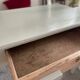 Painted wooden desk