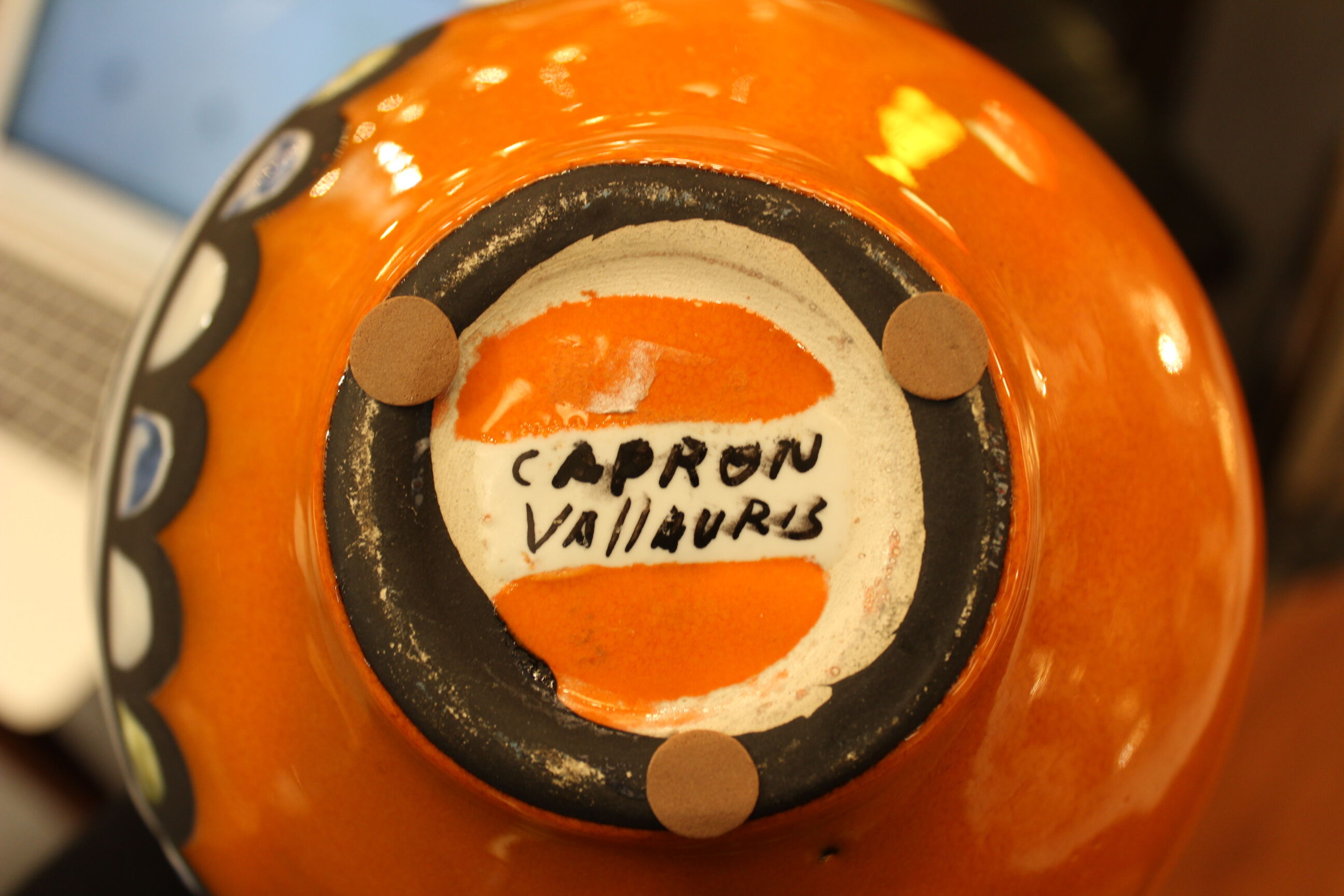 Roger Capron ceramic bottle