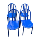 Lot de 4 chaises de Robert Mallet Stevens, édition des années 80