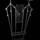 Aluminium coat rack from the 1950s.