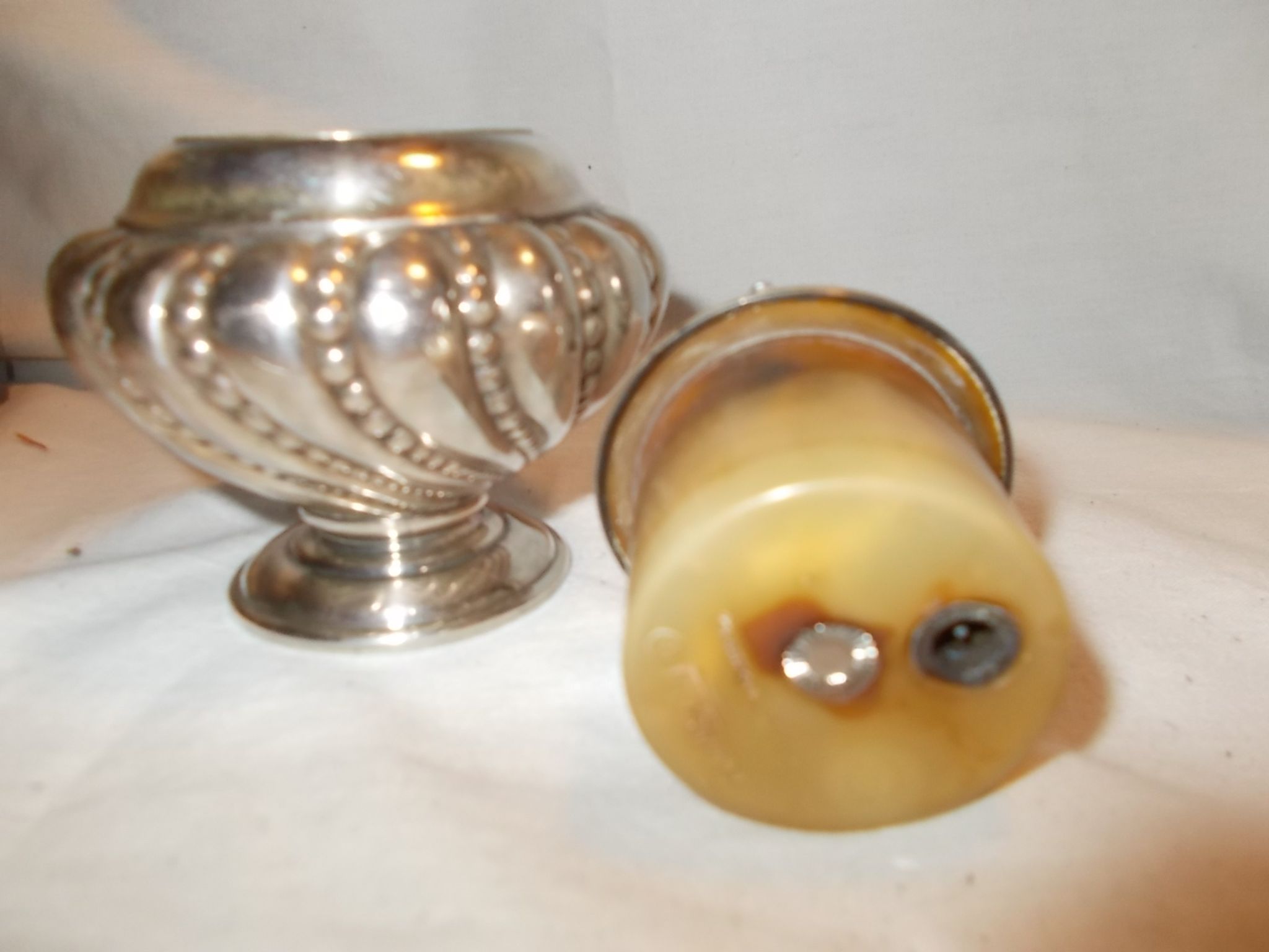 Briquet métal argenté