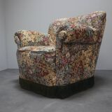 Designer club armchair, 1940s.