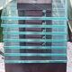 Demeter wood and glass lamp Maison Desny 1980