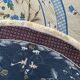 Round tablecloth flowers and geese 170 cm