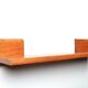 Etagère en bois blond, années 70