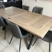 Dining table and chairs