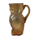 Vintage glass owl jug, 1970s