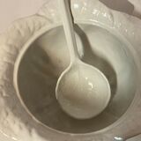 Cabbage soup with ladle