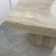 Vintage travertine coffee table, 1970s