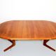 Mid Century Modern E. Valentinsen style Danish Teak Expandable Dining Table